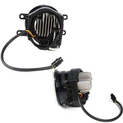 For 2009 2010 Toyota Corolla LED Fog Lights DRL Clear Lens Turn Signal w/Wiring