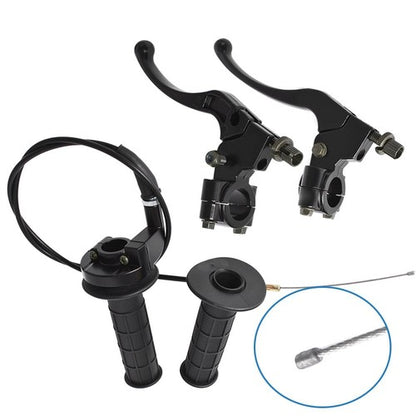 Solid Spare Handlebar Grip 7/8" Throttle Cable Clutch Brake Lever For Honda Baja Doodlebug