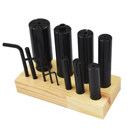 Solid Spare 8 Pcs Expanding Arbor Set Mandrels 1/4" to 1-1/4" High Precision Lathe Milling