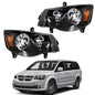 Solid Spare RH+LH For dodge Grand Caravan 2008-16 Town&Country 2011-2018 Headlights Halogen