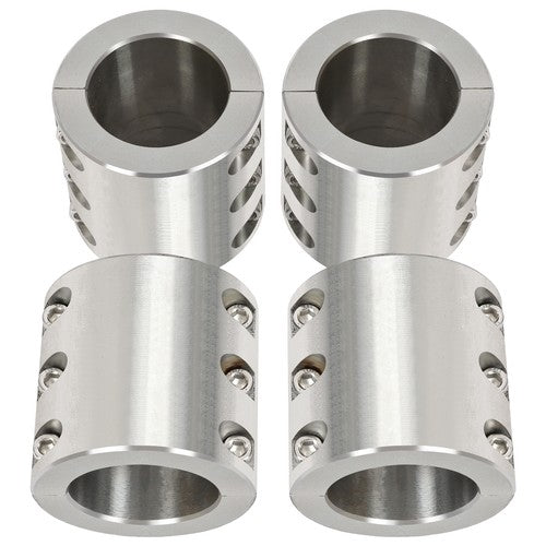 Solid Spare Upgrated 4PCS Steel Tube Clamps For 1.875" 1-7/8" Size Tube Roll Cage Mount