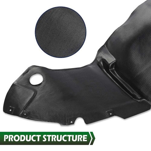 Solid Spare Fit For 2010-2012 Ford Fusion Front Driver Side Fender Liner Splash Shield