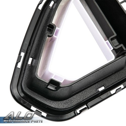 Solid Spare Fit For 2018-2021 Ford Mustang Front Bumper Honeycomb Grille W/LED DRL Light