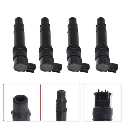 Solid Spare 4PCS 129700-4400 Ignition Coils Packs For Suzuki Hayabusa GSX1300R 99-09 11-12