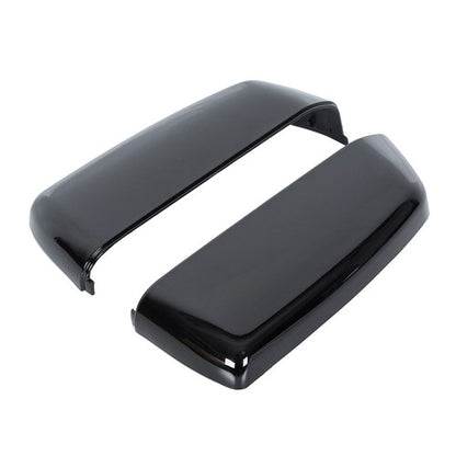 Solid Spare Fits For Chevy Silverado GMC Sierra 2014-2019 Gloss Black Tow Mirror Cap Cover