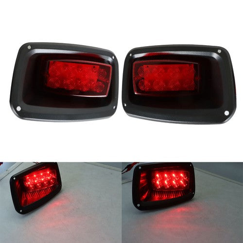 Solid Spare For EZGO TXT Golf Cart Gas&Electric 12V LED Headlight & Tail Light Kit W/ Wire