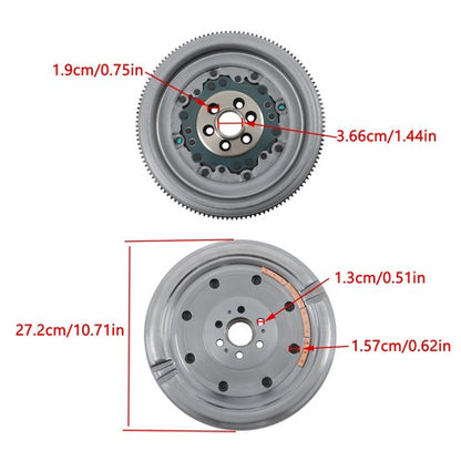 Solid Spare Dual Mass Flywheel For Volkswagen Jetta 2009-10 For Volkswagen Golf 2010-13 2.0L