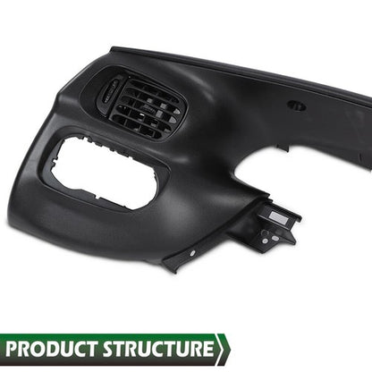 Solid Spare Fit For 1997-2003 Ford F150 Expedition Dash Pad Cover Bezel Panel Replacement