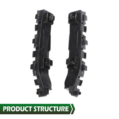 Solid Spare Fits 2008-2012 Honda Accord Sedan Front Bumper Bracket Beam Mount Support 2pcs