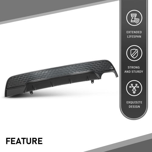 Solid Spare Fit For 20-22 Toyota Corolla SE XSE Rear Bumper Lower Valance Honeycomb Cover