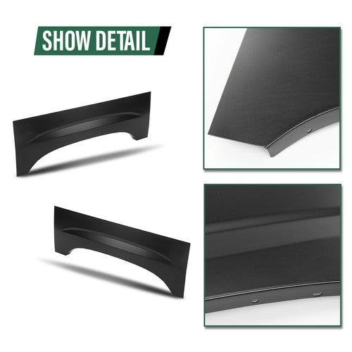 Solid Spare Rear Wheel Arch Quarter Bed Panel Fit For 99-07 Chevy Silverado GMC Sierra PAIR
