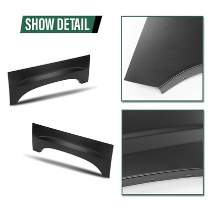 Solid Spare Rear Wheel Arch Quarter Bed Panel Fit For 99-07 Chevy Silverado GMC Sierra PAIR