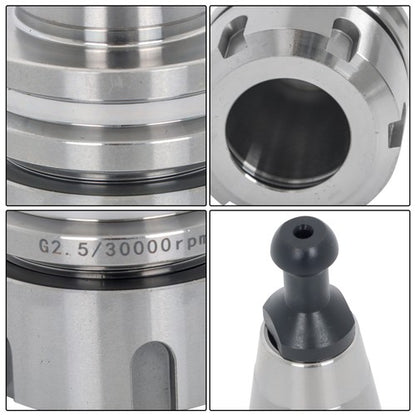 Solid Spare 5 Pcs ISO30 ER32 50 Collet Chuck Tool Holder G2.5 30000 RPM CNC Machine