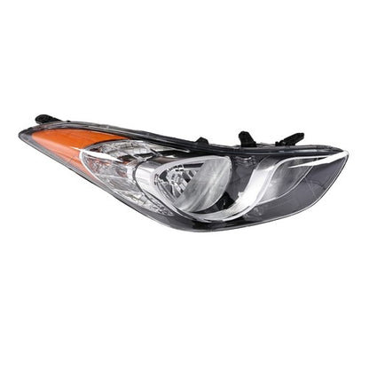 For 2011 2012 2013 Hyundai Elantra Halogen Headlights Headlamps Assembly Pair