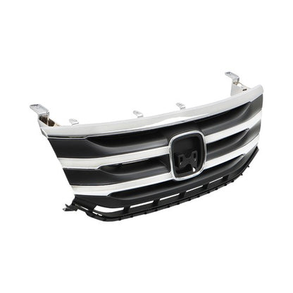Solid Spare Replaces Front Bumper Upper Grille Grill Compatible For Honda Odyssey 2011-2013