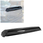 Solid Spare Gloss Black Front Upper Hood Bulge Molding Grille Trim For Toyota Tundra 2014-21