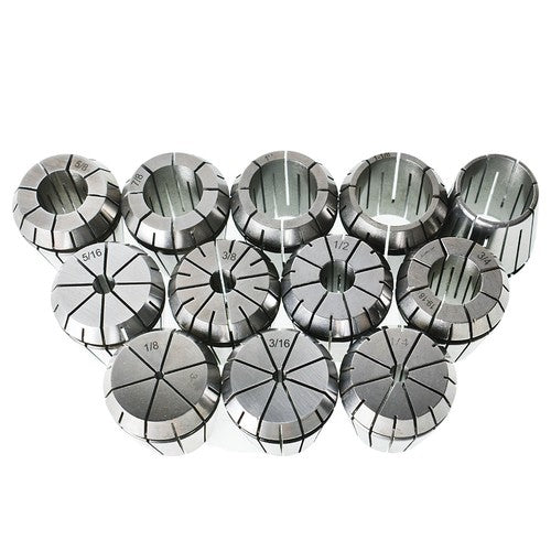Solid Spare ER40 Spring Collets 12Pcs Size 1/8 3/16 1/4 5/16 3/8 1/2 5/8 3/4 1 1-1/16 1-1/8