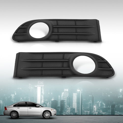 Solid Spare Fog Light Cover Bezel Trim Left+Right Side Fit For 2008-2012 Volvo S40 V50 S50