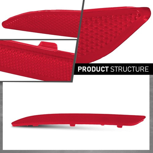 Solid Spare Fit For Mercedes Benz A S W222 W166 AMG Rear Left+Right Bumper Reflector Light