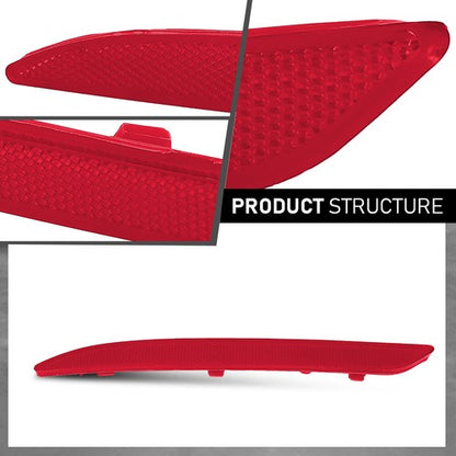 Solid Spare Fit For Mercedes Benz A S W222 W166 AMG Rear Left+Right Bumper Reflector Light