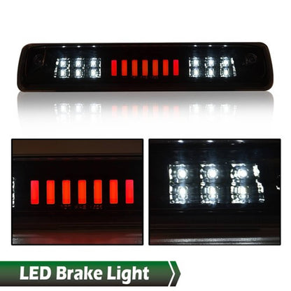 Solid Spare Fit For 15-18 Colorado Canyon Clear/Black LED 3rd Brake Light Cargo Lamp