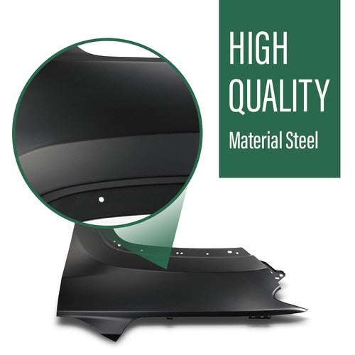 Solid Spare Front Fender Fit For Jeep Compass 2017-2025 Front Driver and Passenger Side