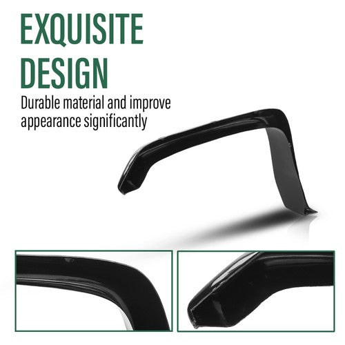 Solid Spare Fender Flares (8Pcs) & Mud Flaps (4Pcs) Black Fit For 2006-2010 Hummer H3 NEW