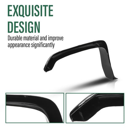 Solid Spare Fender Flares (8Pcs) & Mud Flaps (4Pcs) Black Fit For 2006-2010 Hummer H3 NEW