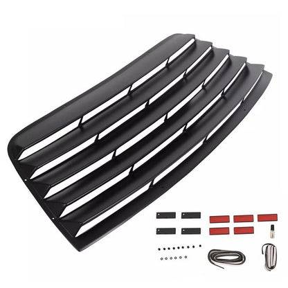 Solid Spare For 08-23 Dodge Challenger Rear Window Scoop Louver Sun Shade Cover ABS