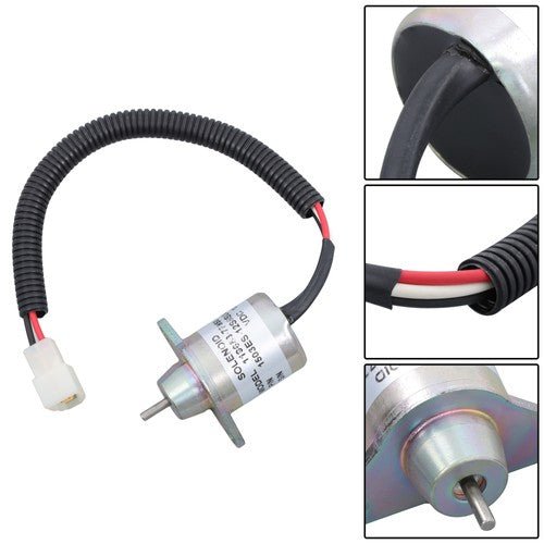 Solid Spare FUEL SHUTDOWN SHUT OFF SOLENOID 119653-77950 For YANMAR For KUBOTA TRACTOR