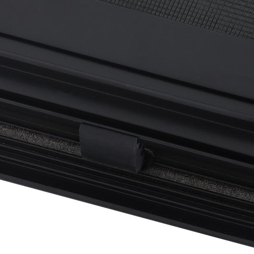 Solid Spare RV Window Horizontal Sliding Window 36  Width × 15  Height w/ Trim Ring Black