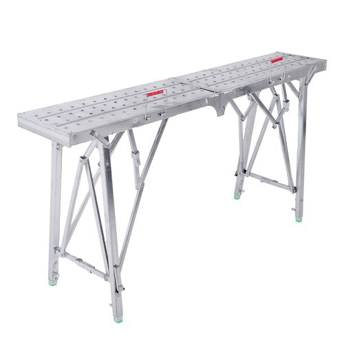 Solid Spare 1.6m Portable Folding Scaffolding Platform Work Bench Scaffold Step Ladder
