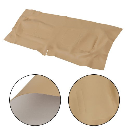 Solid Spare For EZGO TXT 1995 98 99 2010-2013 Golf Cart Front Vinyl Backreat Seat Covers Tan