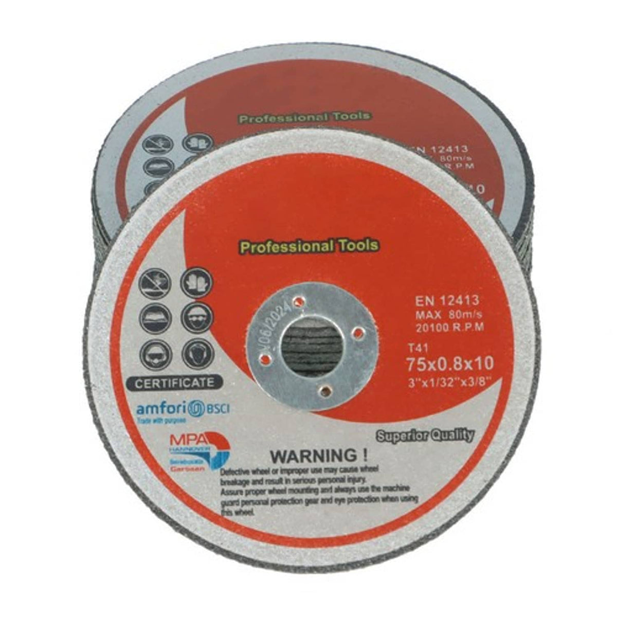 Solid Spare Cut Off Wheels 3 Inch x 1/32 Inch x 3/8 Inch Arbor Cutting Discs 20Pcs