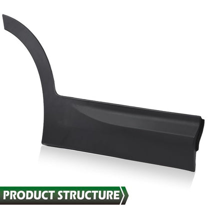 Solid Spare Fit For 13-18 Hyundai Santa Fe Sport Rear Right Door Lower Molding Door Garnish