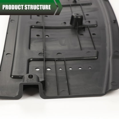 Solid Spare Front Engine Splash Shield Under Cover Fit For 2010-2012 Hyundai Genesis Coupe
