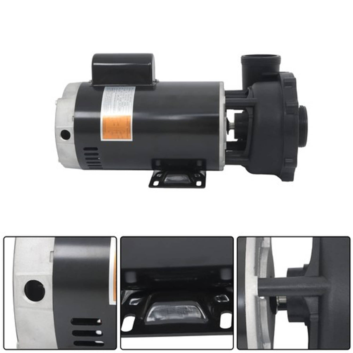 Solid Spare Spa Pump 3722021-1D 5HP 230V 2“ Intake and 2" Discharge 56Y Frame Hot Tubs