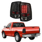 Solid Spare Left+Right Side For Dodge Ram 1500 2009-2018 Black Tail Light Lamp Replacement