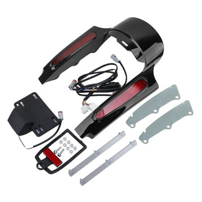 Solid Spare Rear Fender Fascia w/ Led Light Fit For Touring Road Glide King 2009-2013 New