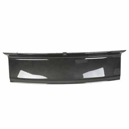 Solid Spare CARBON FIBER LOOK TRUNK PANEL DECKLID REAR TRIM COVER FOR 2015-2023 MUSTANG GT