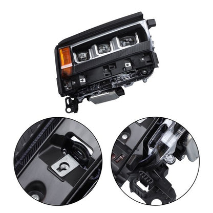 Solid Spare LED Right/Passenger Side Headlight Headllamp For Toyota Land Cruiser 2024-2025