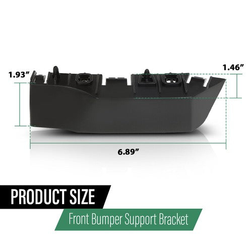 Solid Spare Fit For 2013-2017 Land Rover Range Rover Front Bumper Support Bracket Left+Right