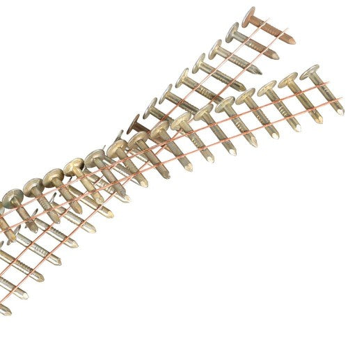 Solid Spare 3600 full round head roof nails,3/4",15 degree inclined coil High-Quality