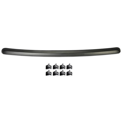 Solid Spare Black Front Hood Molding Trim Moulding For 07-13 GMC Sierra 1500 2500HD 3500 HD