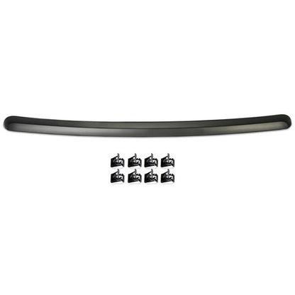 Solid Spare Black Front Hood Molding Trim Moulding For 07-13 GMC Sierra 1500 2500HD 3500 HD