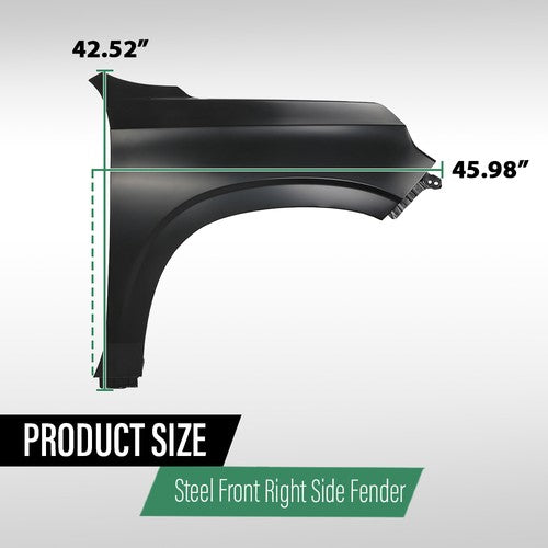 Solid Spare Front Fender Passenger Side 84384211 Fit For 2021-2024 Chevrolet Suburban Tahoe
