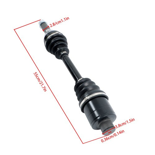 Solid Spare Rear Left & Right CV Joint Axle For Polaris 1332421 1332511 1332654 1332935 2Pcs