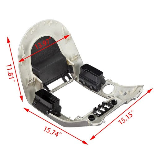 Solid Spare For 2004-2006 Nissan Titan Armada Instrument Cluster Dash Panel Dash Radio Bezel