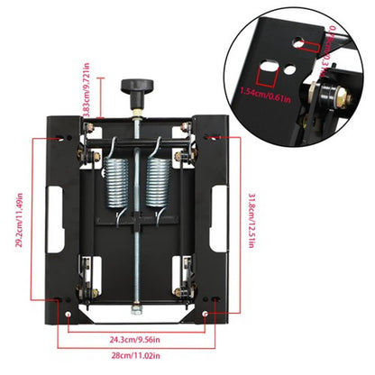 Solid Spare Seat Suspension Kit for Kubota Z200 Z231 Z251 Z400 Z411 Z421 Zero Turn Mower ZTR