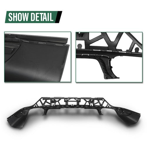Solid Spare Rear Bumper Apron Deflector Valance Fits 2011-2014 Porsche Cayenne 95850552100